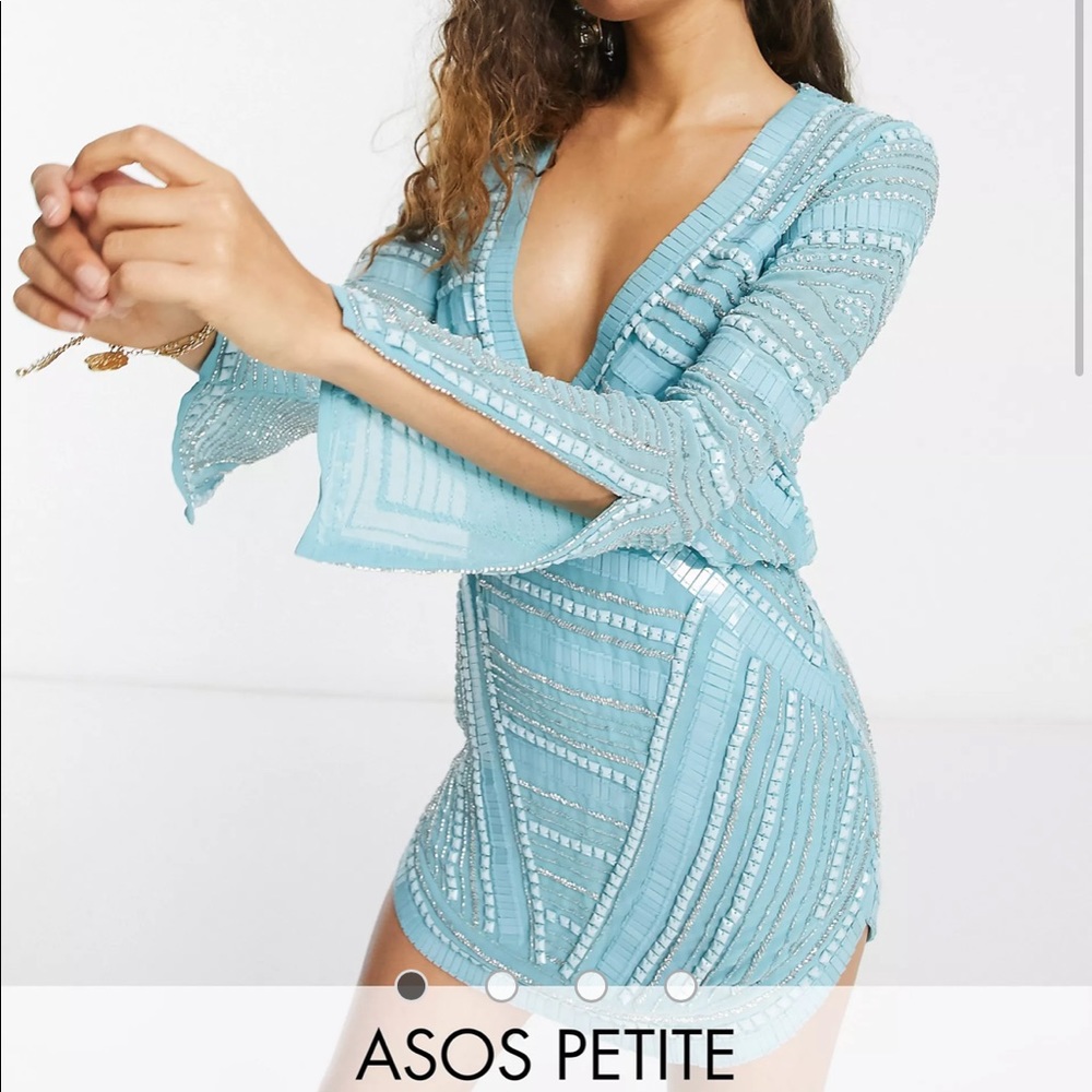 My favorite dress ever. STUNNING embellished mini